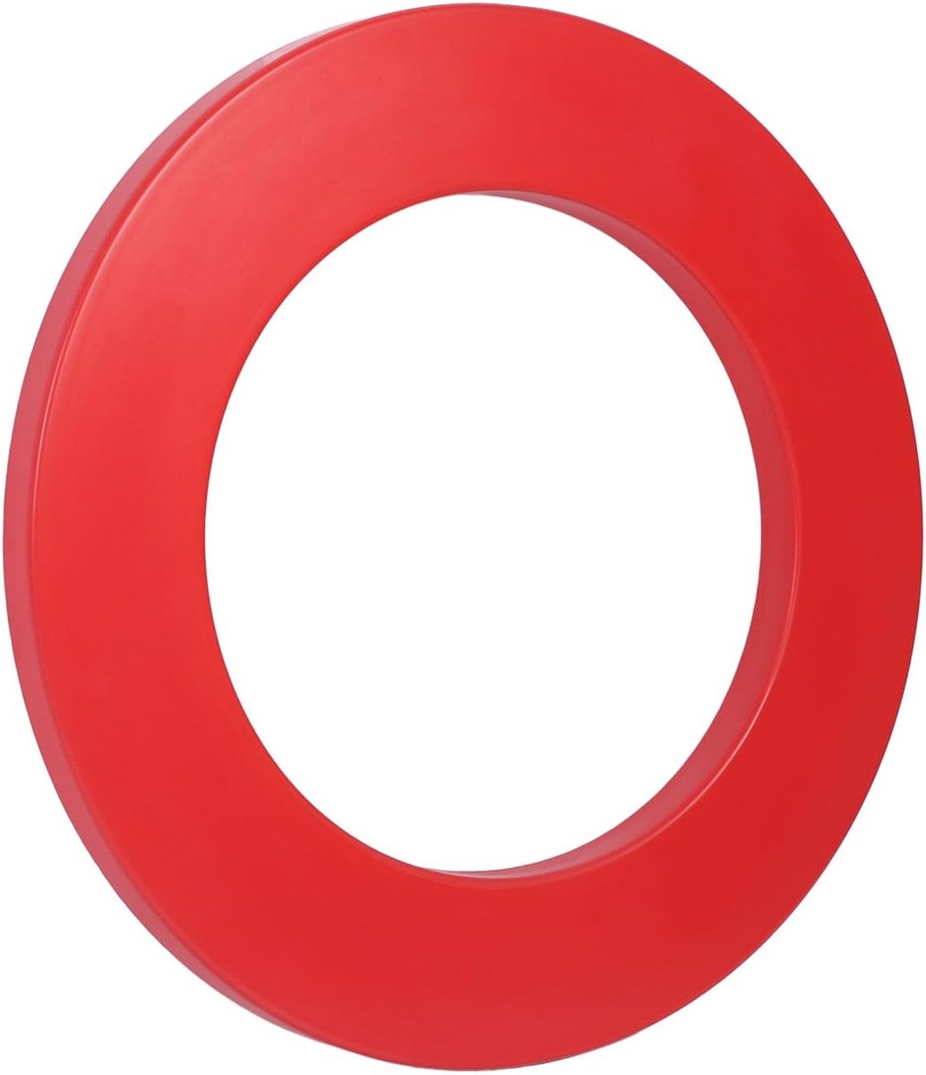 Dartbord Muurbeschermer - Dart Surround Ring - Dartspellen Spelen - Beschermt Muren - 70 cm Buitendiameter - Rood