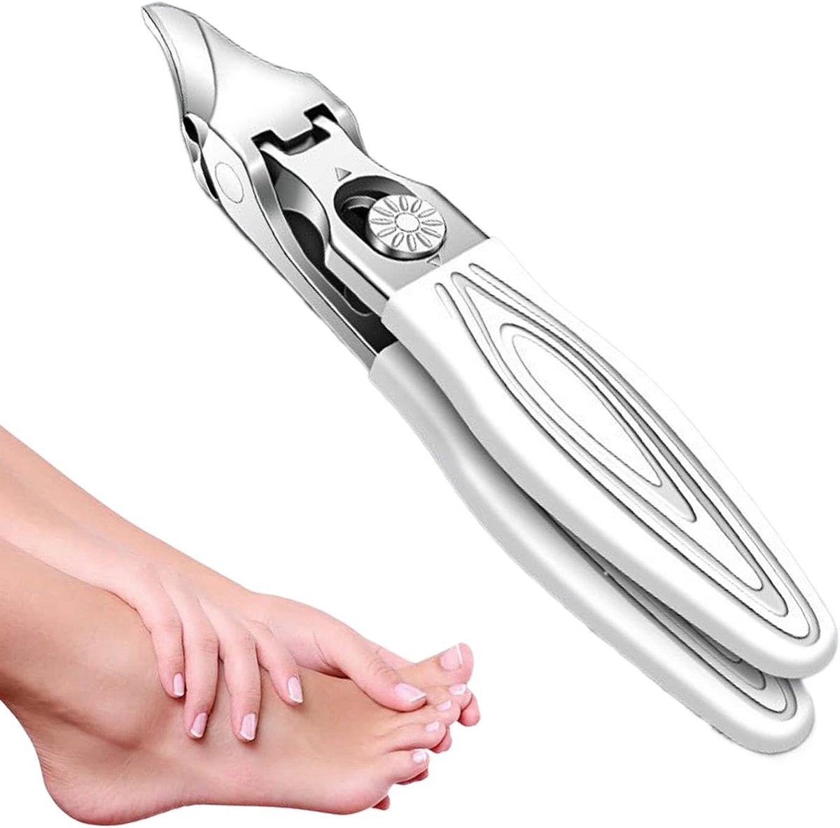 Nagelknipper - Knipper Pincet - Voetverzorging Thuis - Anti-spat Ontwerp - 10x2cm