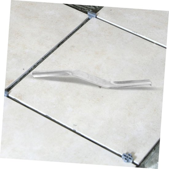 Voeg Kit Gereedschap - Metselwerk Applicator - Tegels Afdichten Vullen - Dubbele Functionaliteit - 25.5cm Lengte - Zilver — afbeelding 3