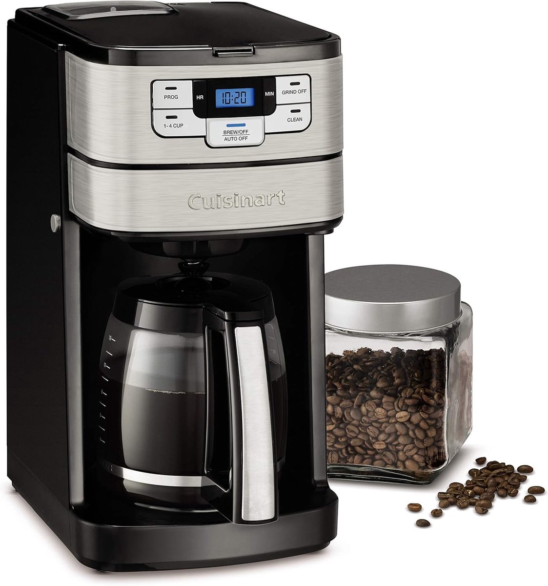 Koffiezetapparaat - Filterkoffiezetter - Verse Koffie - Automatisch Malen - 12 Koppen - Zwart Zilver