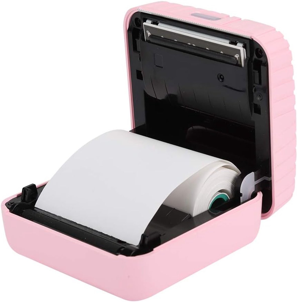 Draagbare Thermische Printer - Mini Label Printer - Foto's Printen - Compact Lichtgewicht Ontwerp - 203 DPI Resolutie - Wit Roze