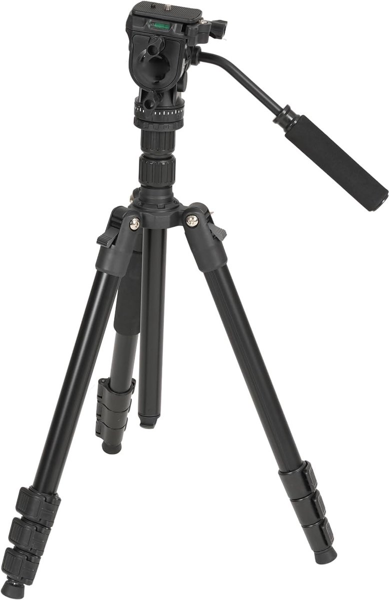 Camera Statief - Reisstatief Smartphone - Fotografie Video - Niet-slip Rubberen Voeten - Max 177.5cm