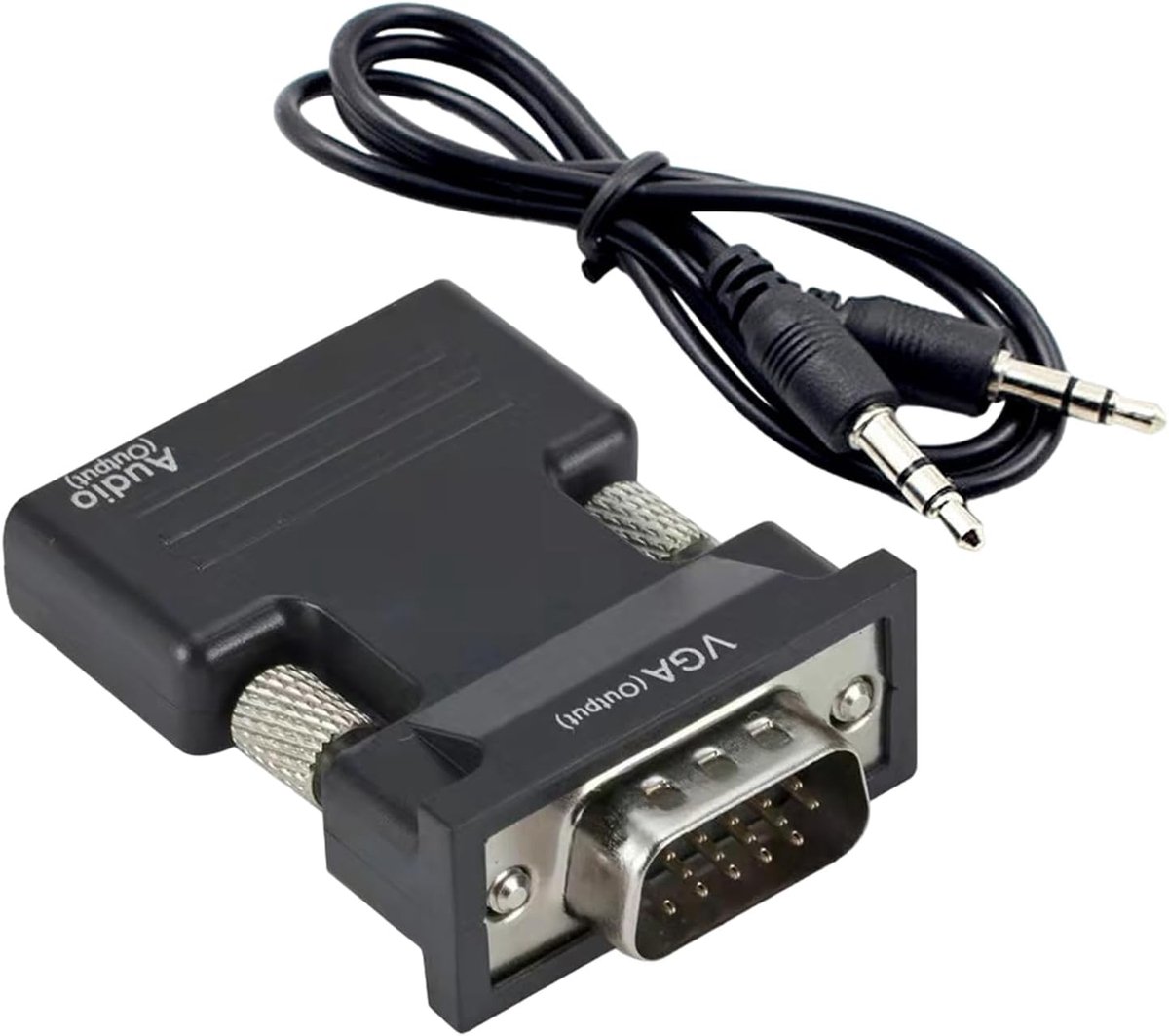 VGA Adapter - Converter Kabel - Beeldweergave Uitbreiden - Met Audio Uitgang - 05 Meter