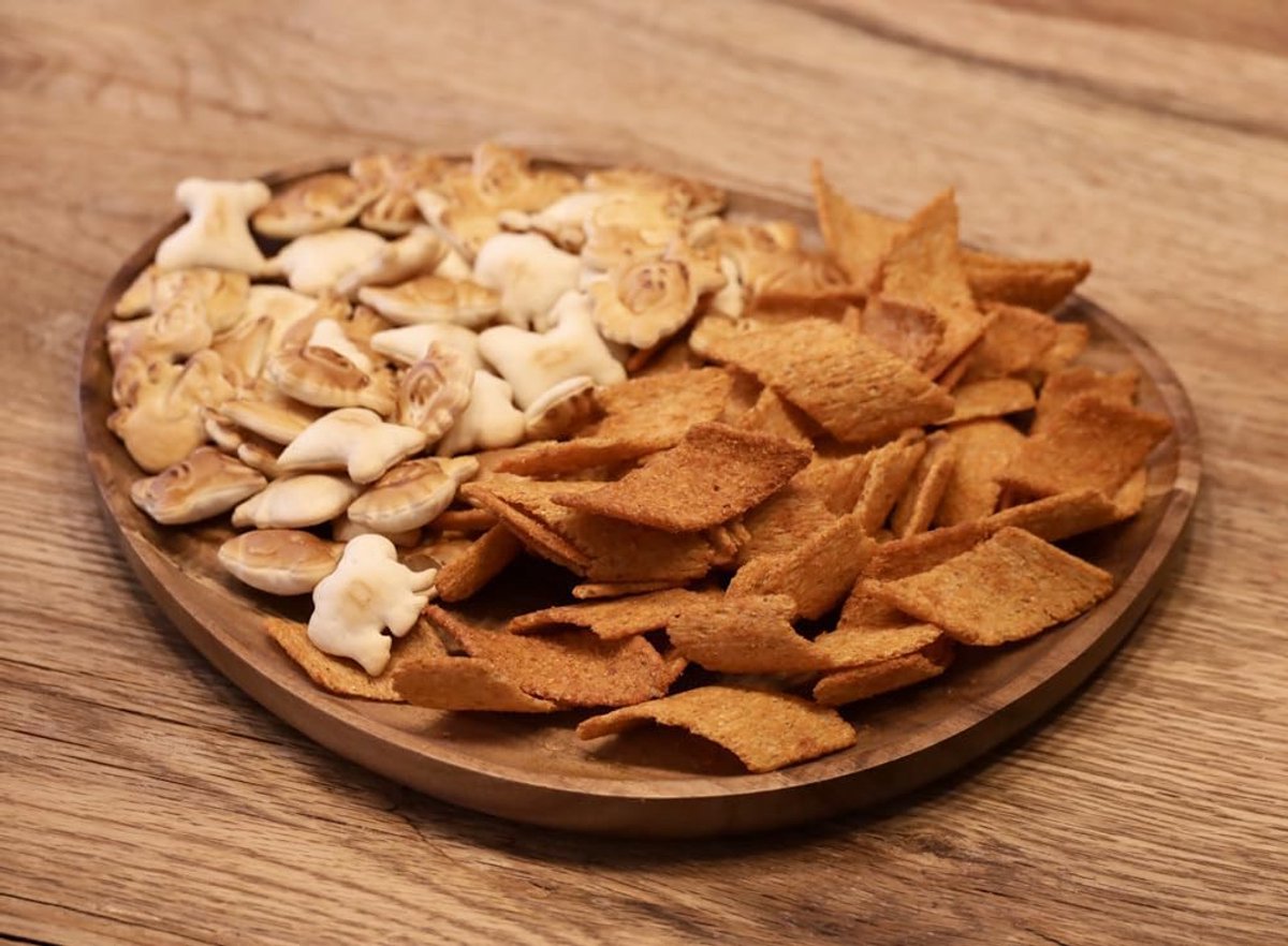 Serveerschaal Ovaal - Houten Schaal - Snacks Presenteren - Duurzaam Acaciahout - Groot Formaat