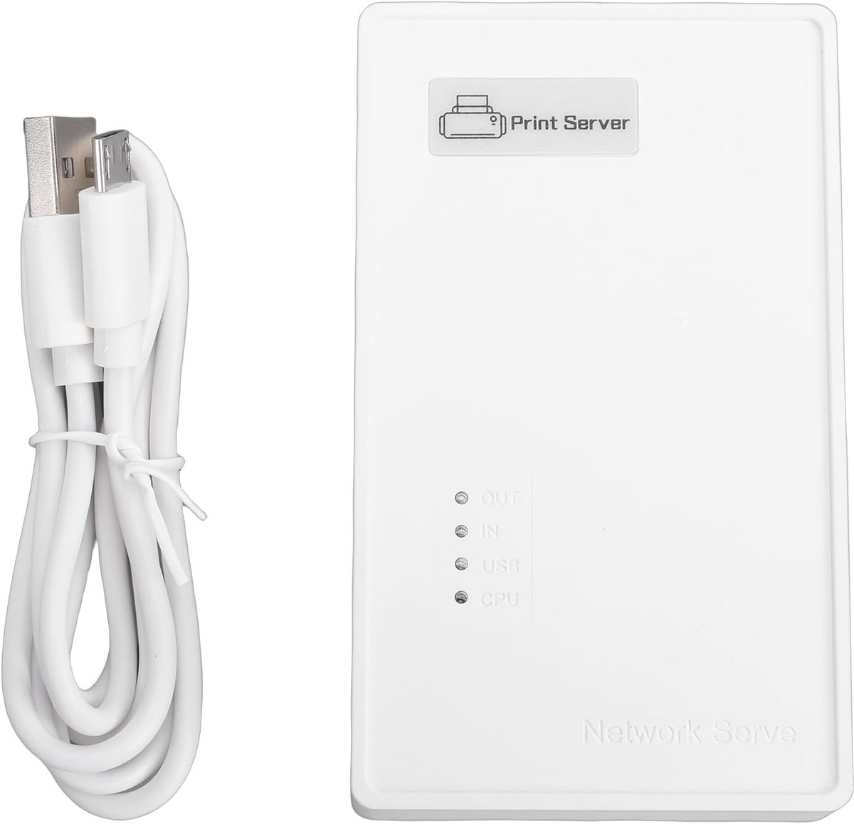 Draadloze Printserver - USB WiFi Adapter - Printers Delen - Ethernet en WiFi - 14 x 8.7 x 4.2 cm