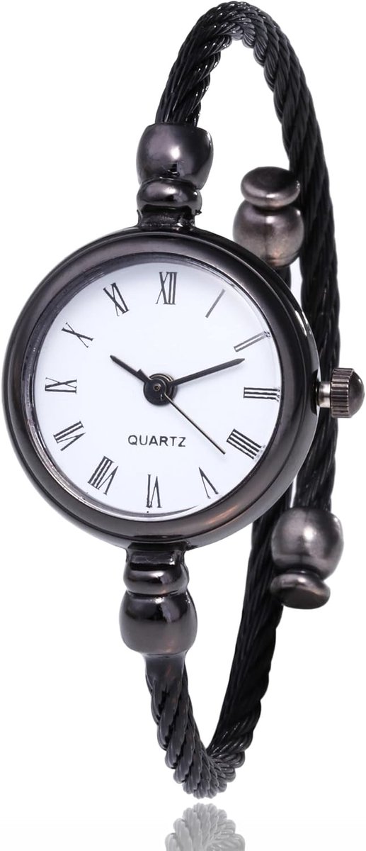 Dameshorloge - Polshorloge Casual - Dagelijks Gebruik - Elegant Alloy Design - 23mm Wijzerplaat - Zilverkleurig