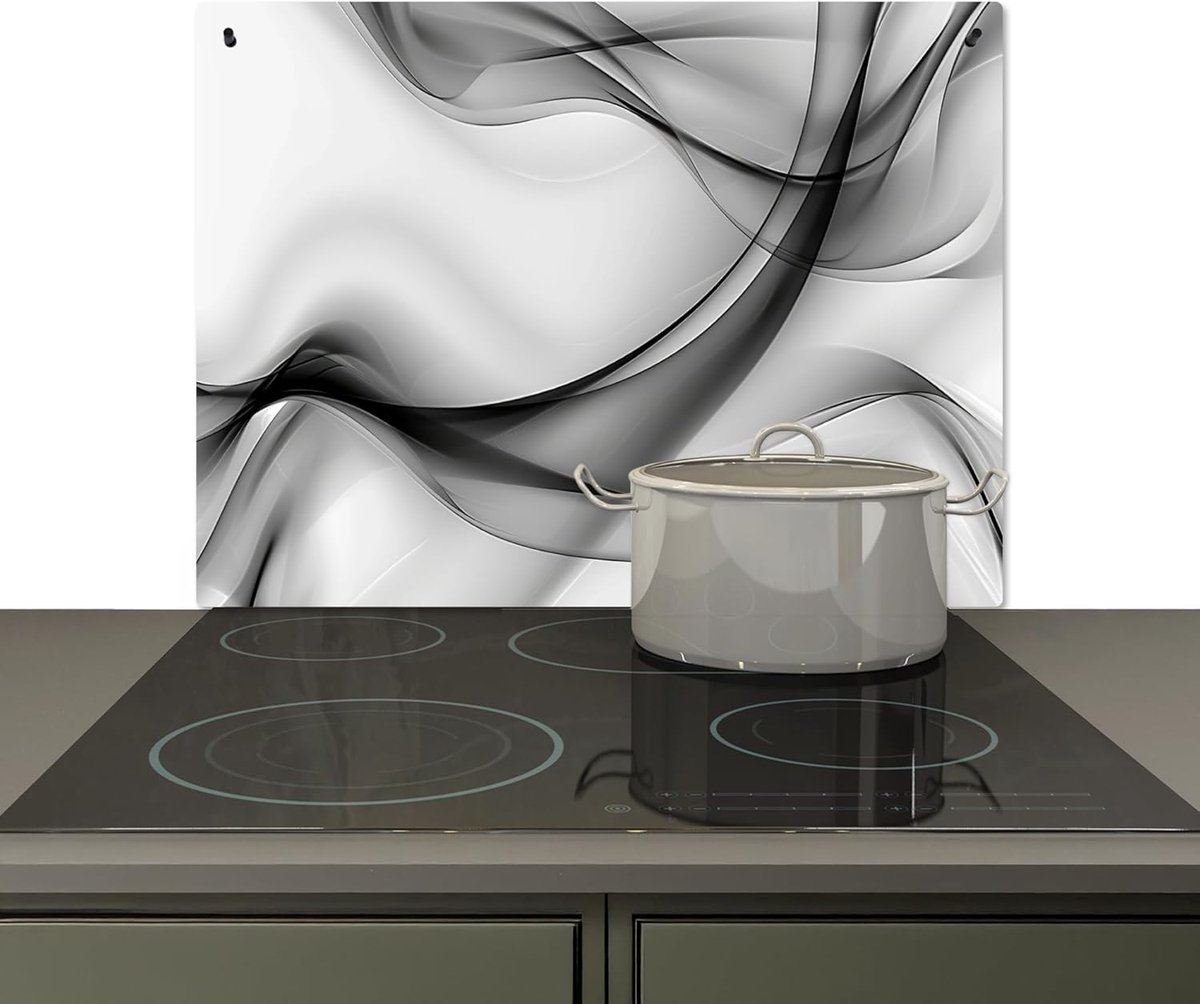 Keuken Spatwand Achterwand Beschermer Kookplaat Beveiligen Zelfklevende Installatie 52x71 cm Abstract Design