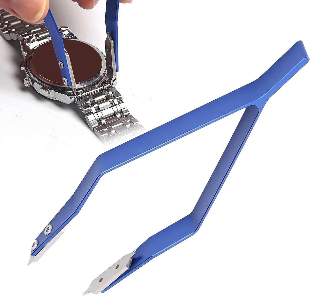Horlogeband Gereedschap - Reparatie Set - Horloges Verstellen - V-vormige Bevestiging - 11.5 x 4 cm