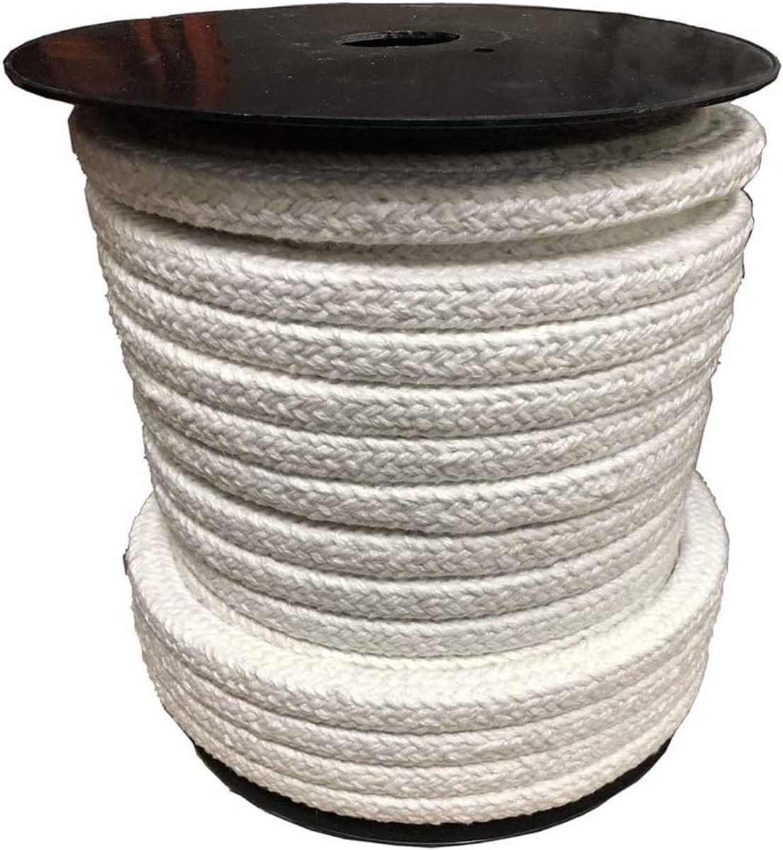 Kachelkoord - Vezelpakking - Hoge temperatuur afdichting - Keramische vezel - 20x20mm 1 meter - Wit