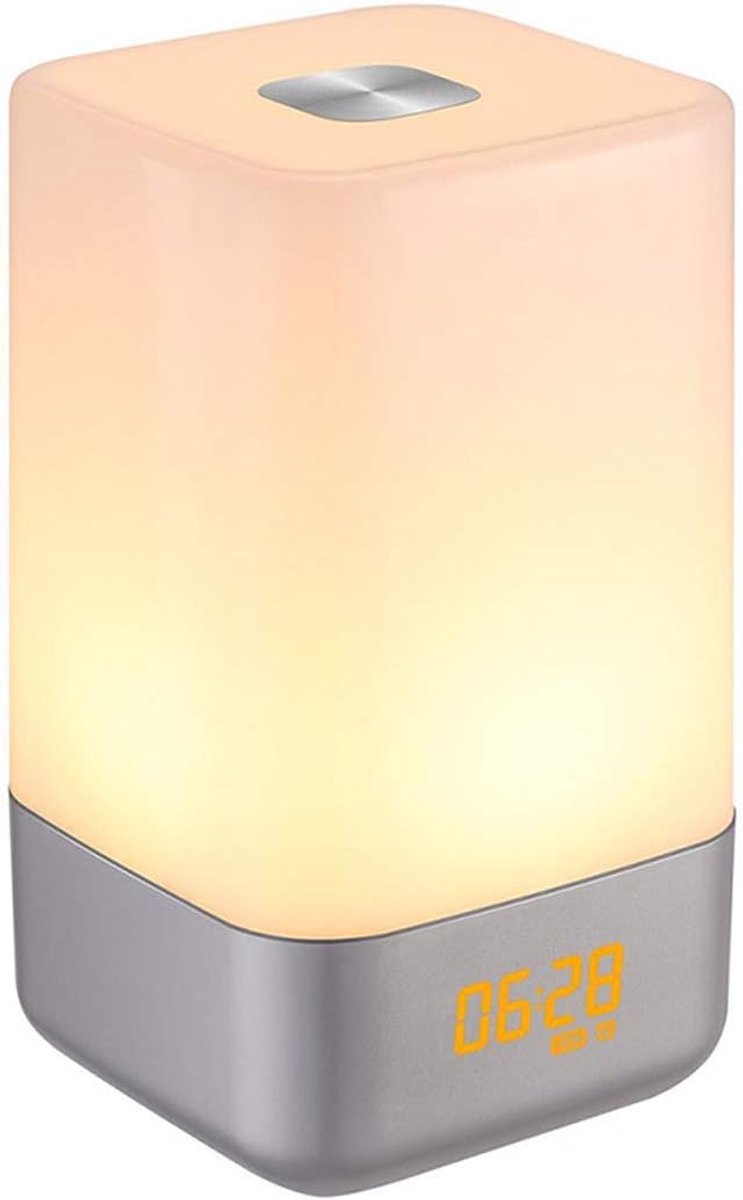 Digitale Wekker - Bureau Lamp - Wakker Worden - LED Display - 700 Gram - Wit