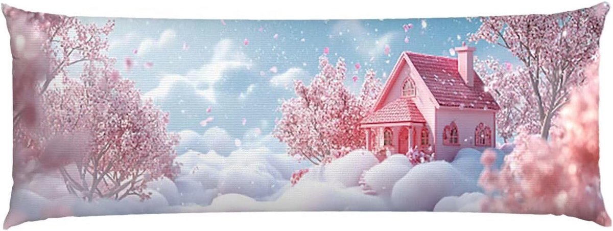 Lichaamskussen - Zwangerschapskussen - Ergonomische ondersteuning - Wasbare fluwelen hoes - 160 x 50 cm - Meerkleurig