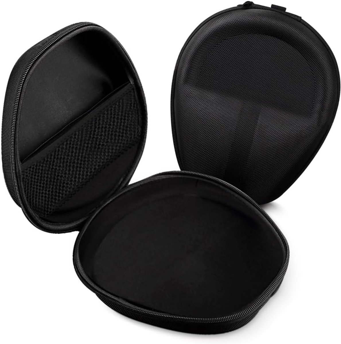 Hoofdtelefoon Opbergtas - Reis Case - Bescherming - Opvouwbaar Ontwerp - 22x19x10cm - Geel