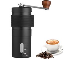 Handmatige Koffiemolen - Espresso Molen - Verse Koffie - Instelbare Maalgraad - 12.5 cm Hoog