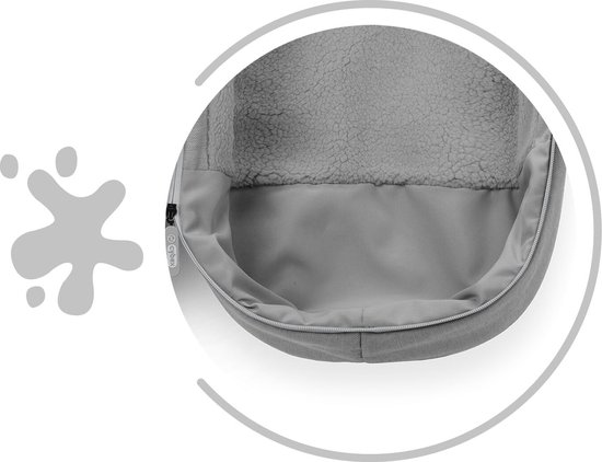 Kinderwagen Voetenzak - Baby Winterzak - Warm Blijven - Waterafstotend Materiaal - 93 x 38 cm - Grijs — afbeelding 4