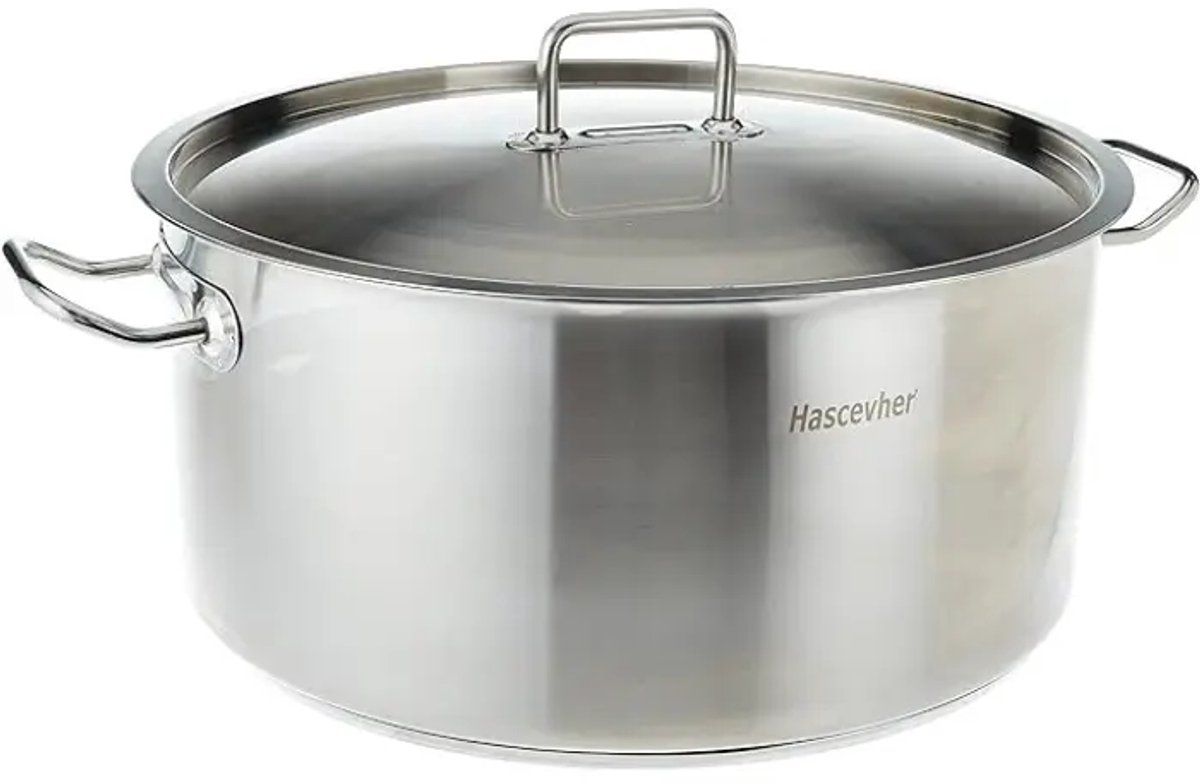 Hascevher Horeca RVS Kookpot 36x17cm 17,3 Liter