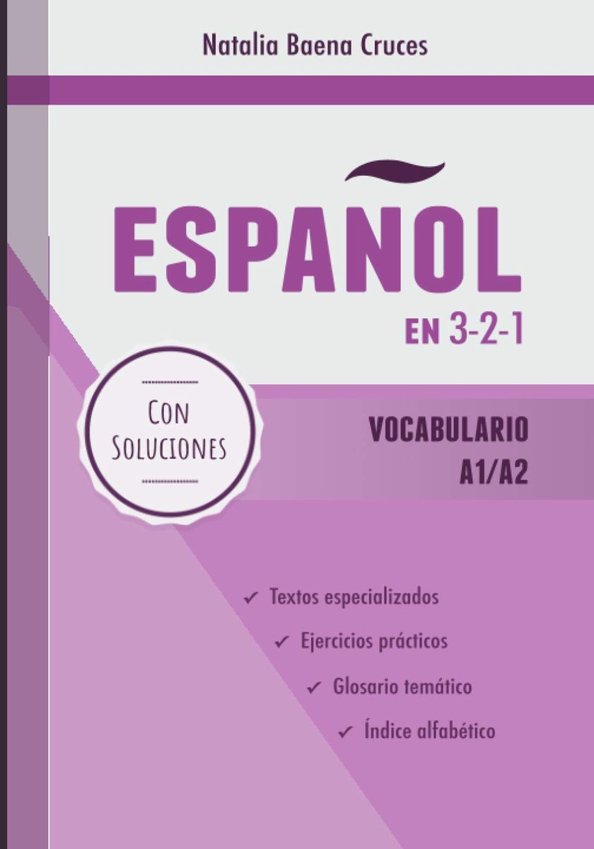 Spaans Woordenboek - Taalstudie Gids - Niveau A1 A2 - Twaalf Lexicale Eenheden - 17.78 x 25.4 cm