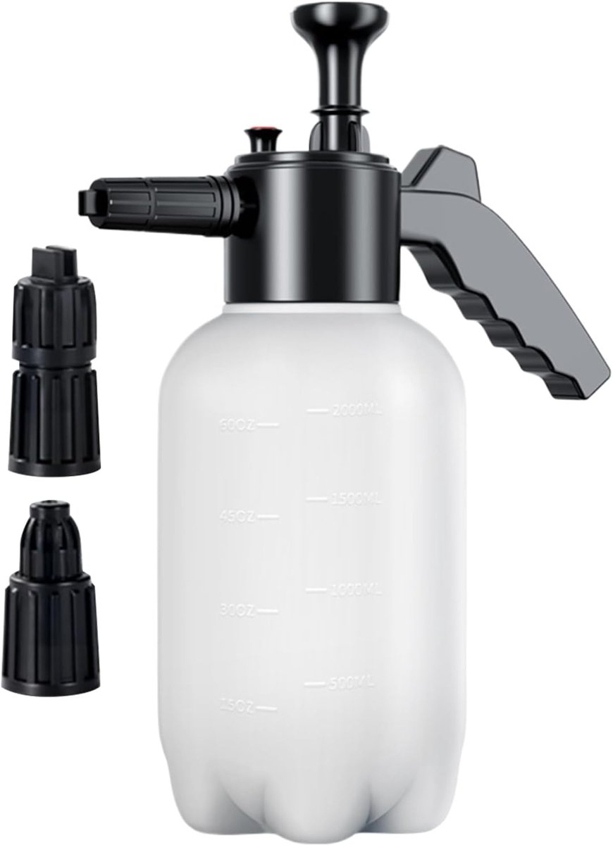 Schuimspuit - Zeepspuit Handpomp - Voertuig Reinigen - Dikke Schuimdekking - 33-335 cm Hoog - Wit Zwart