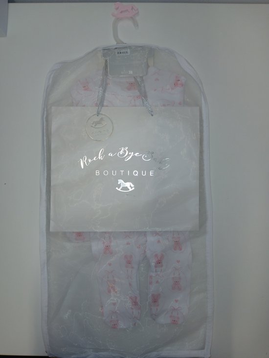 Rock a Bye Baby - kraam cadeauset baby - 5-delig - meisjes - maat 56 — afbeelding 4
