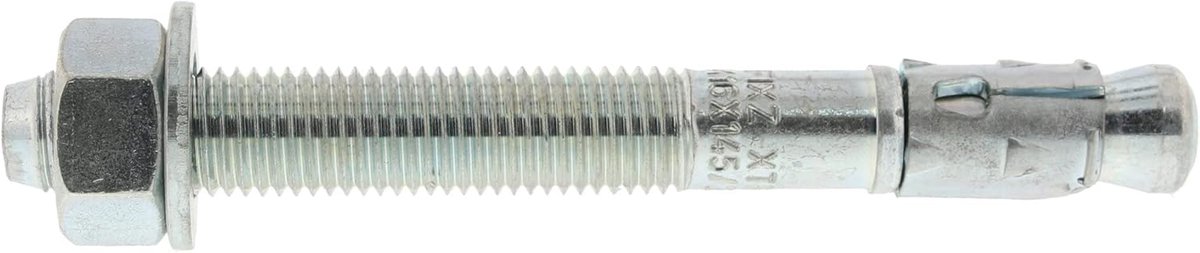 Bevestigingsanker - Metaalanker plug - Vastzetten zware lasten - Hoge treksterkte - 8x65