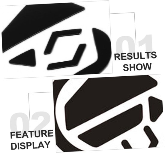 Muis Voetjes - Vervangende Gliders - Soepeler Glijden - PTFE Materiaal - 5.2 x 4.8 cm - Zwart — afbeelding 5