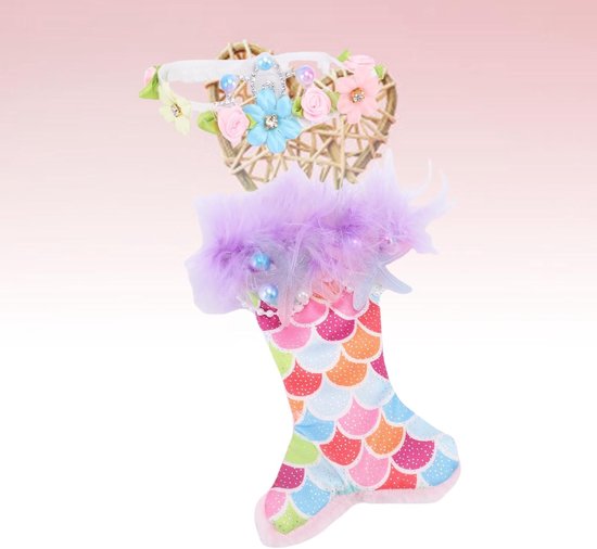Poppenjurk Vissenstaart - Poppenkleding Set - Poppen Aankleden - Inclusief Hoofdtooi - 67 Inch Poppen — afbeelding 2