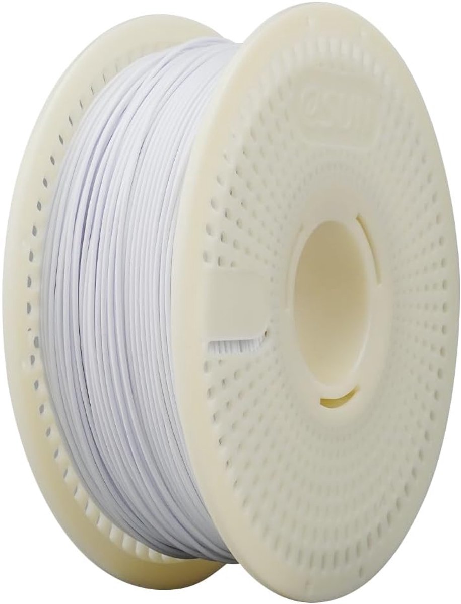 PLA Navulfilament - 3D Printmateriaal - Modellen Printen - Spoolloos Systeem - 1.75mm 1KG - Koud Wit