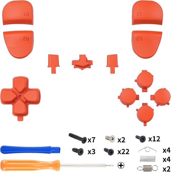 Controller Knoppen Set - Vervangende Onderdelen - Gaming Personaliseren - Specifiek voor model - 50 x 50 x 10 mm — afbeelding 3