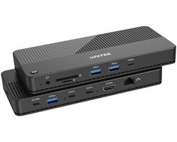 KVM Switch Hub - Docking Station - Meerdere Apparaten - 11 Poorten Uitbreiding - 79 x 77 x 2 cm