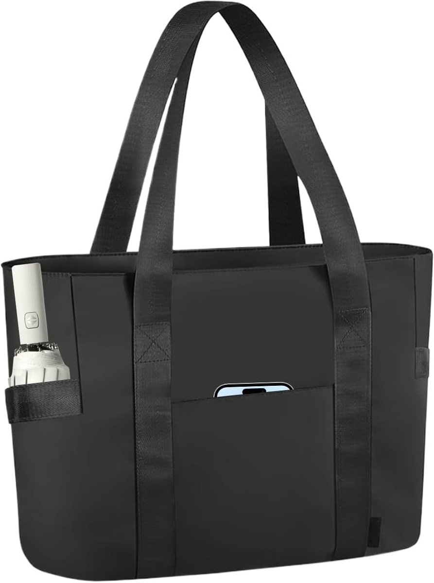 Laptop Tas - Werk Tas Verpleegkundige - Dagelijks Gebruik - Meerdere Vakken - 35 x 25 x 5 cm - Zwart