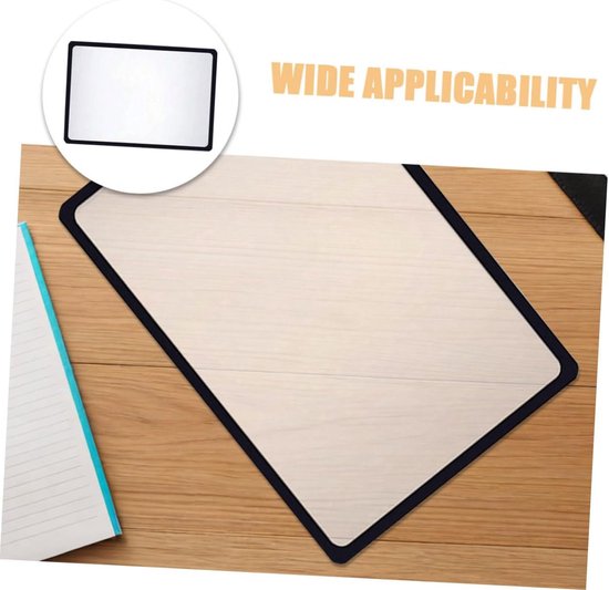 Handheld Leesloep - Draagbare Lens - Boeken Lezen - 3x Krachtige Vergroting - 18 x 12 cm - Zwart — afbeelding 5