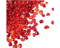 Aquarium Bodem Zand - Decoratief Glaszand - Aquarium Landschap - Glinsterend Effect - 250 Gram - Rood