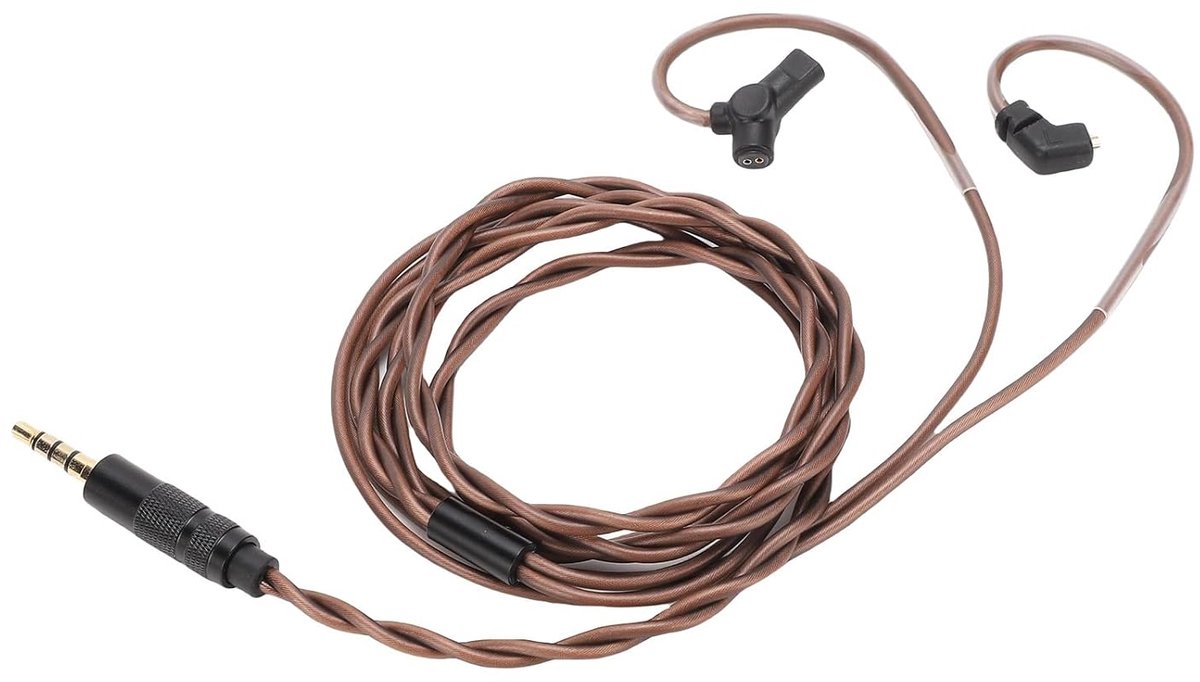 Koptelefoon Kabel - Oordopjes Kabel - Muziek Luisteren - Met Afneembare Microfoon - 1.2 Meter