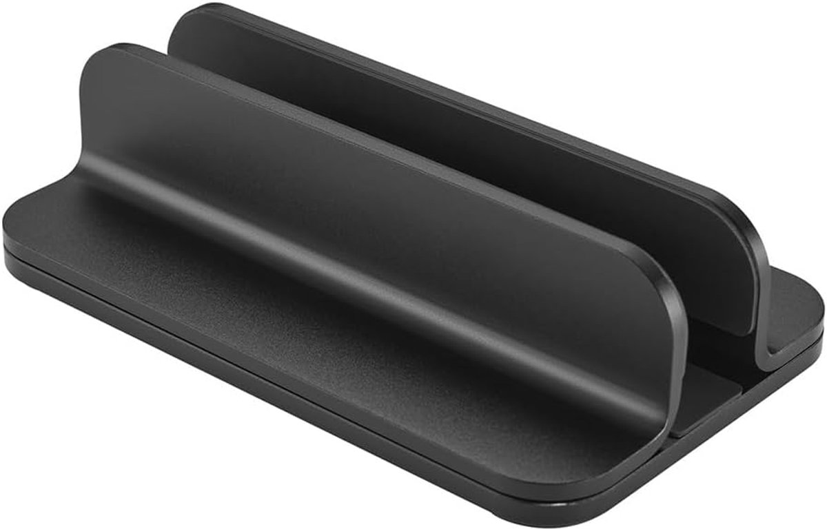 Laptop Standaard - Verstelbaar Bureau - Ergonomisch Werken - Stevig Aluminium - Zwart