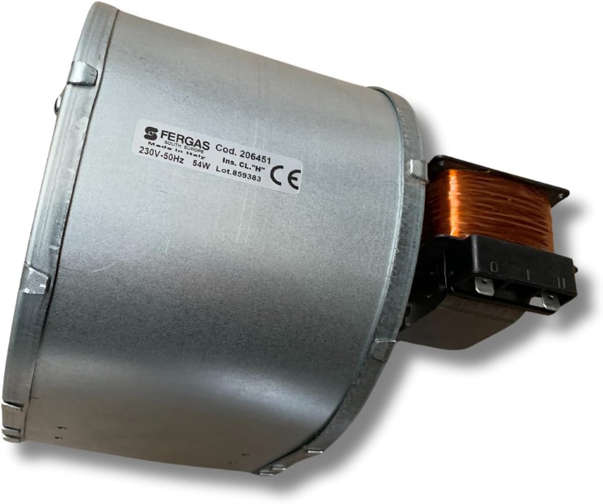 Ventilator Pelletkachel - Circulatie Ventilator - Verwarmingssysteem Optimalisatie - Hoge Temperatuur Bestendig - 185 mm Lengte