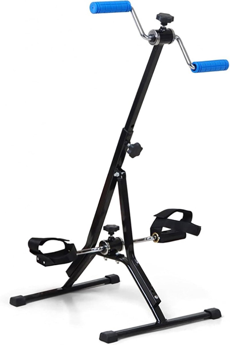 Hometrainer Arm Been - Fitnessapparaat - Thuis Trainen - Variabele Weerstand - 87-99cm Hoogte - Zwart