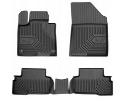 Frogum No.77 - Automatten - Geschikt voor KIA Sportage V Hybrid vanaf 2021 (HEV) - 3-delige set - TPE Rubber - Zwart