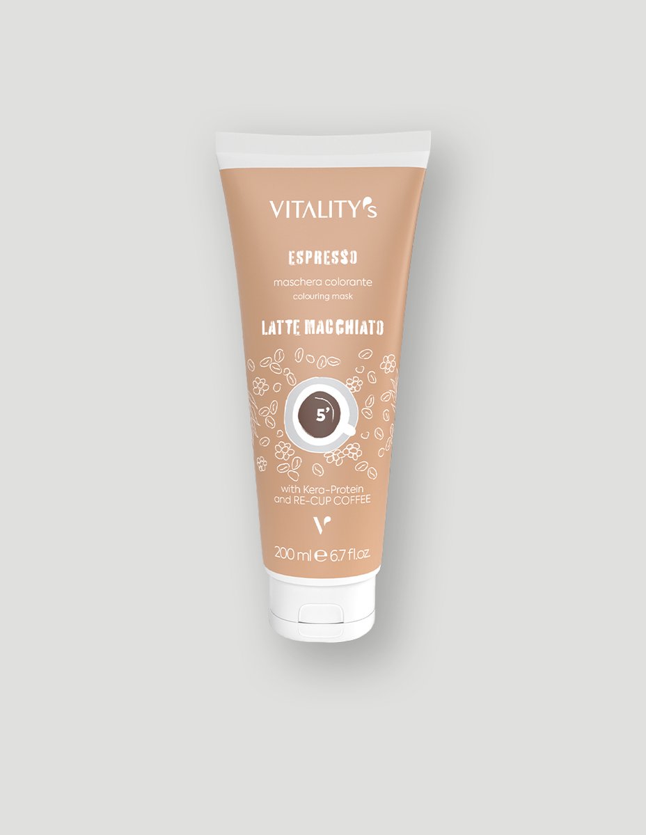 Vitality's Masker Espresso Colouring Mask Latte Macchiato 200ml