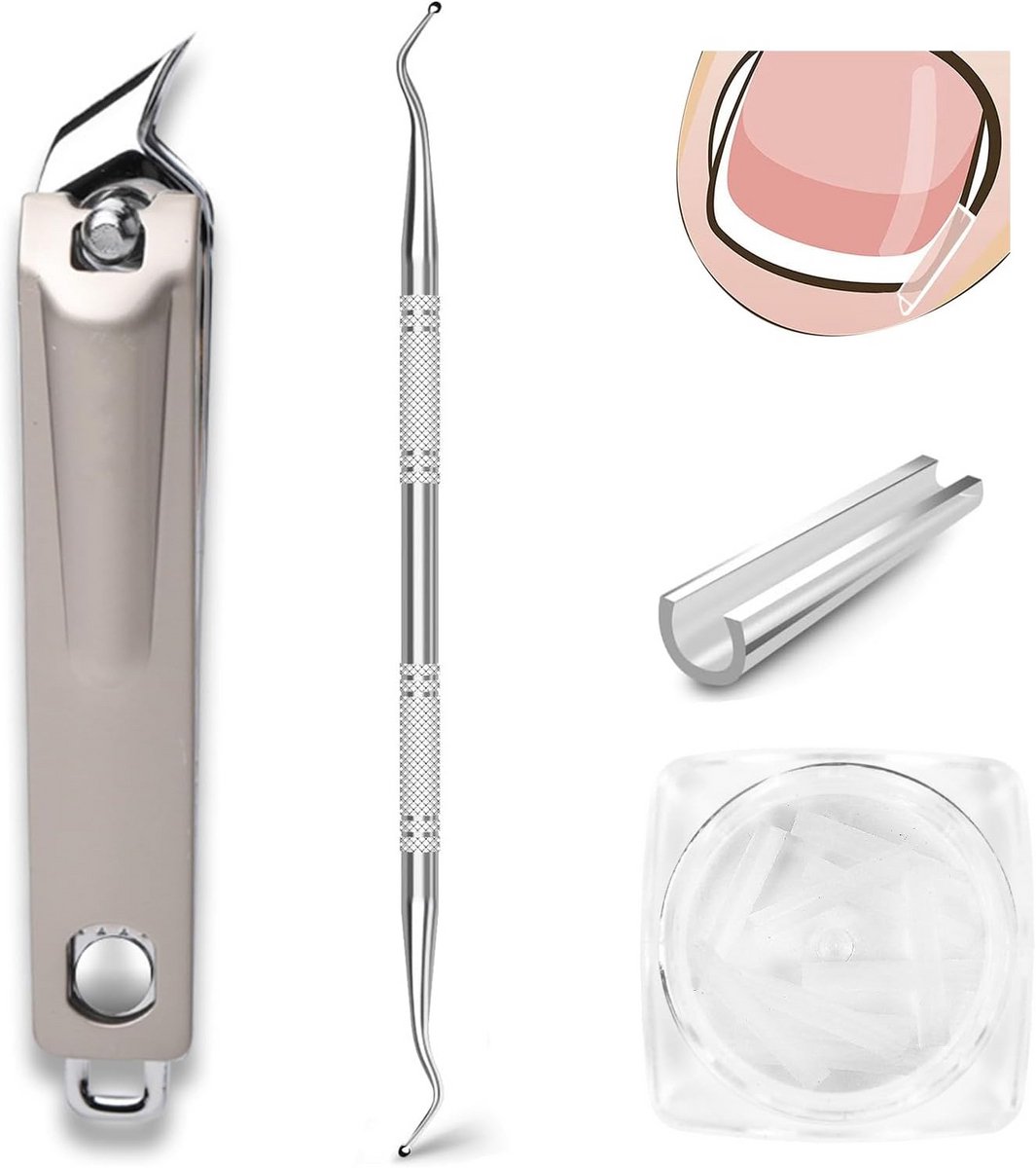 Nagelknipper Set 3 Delig Manicure Pedicure voor Nagelverzorging