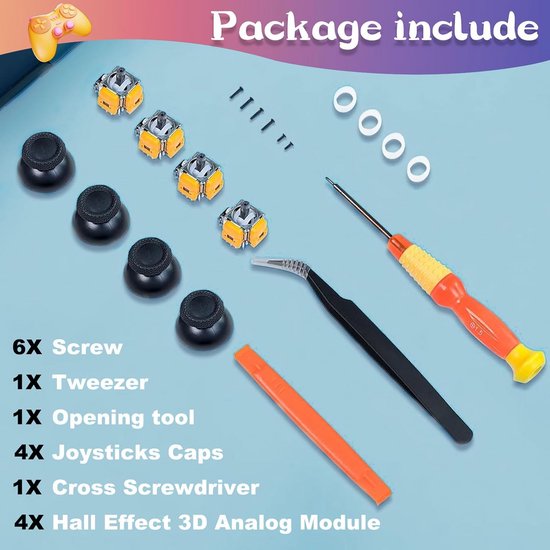 Hall Effect Joystick Vervanging voor PS5 Controller voor Nauwkeurige Controle — afbeelding 3