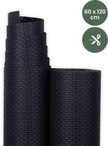 STACK® Antislipmat - 60x120cm - Zwart - Beschermer Keuken & Meubels - Gripmat Op Maat - Ladebeschermer & Lademat - Ondertapijt - Keukenlade en onder Tapijt - Antislipmatten