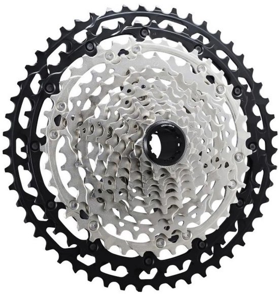 Cassette 12 speed Shimano Deore XT CS-M8100 10-51T van Shimano — afbeelding 4