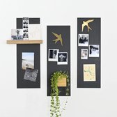 YOUNGJQ Magnetisch krijtbord contactpapier voor muur 101,6 cm x 45,7 cm zelfklevend schoolbordbehang pel-en-plak krijtbord stickerrol met 14 vloeibaar