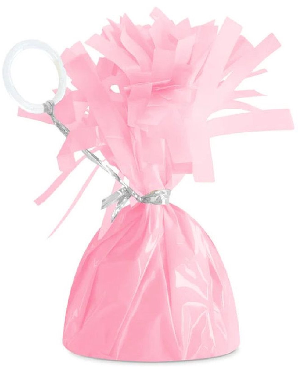 Ballongewicht van folie, roze, macaron, mat, 145 g