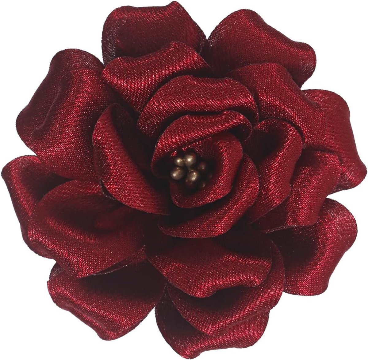 Elegante Rode Roos Haarclip voor Feest en Bruiloft - Haaraccessoire