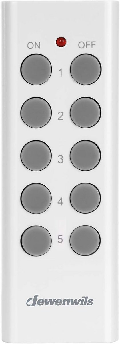 Draadloze Afstandsbediening voor Draadloze Stopcontact Sets - Programmeerbaar