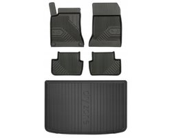 FROGUM 77 Set Automatten en Kofferbakmat - Geschikt voor Mercedes-Benz A-Klasse W176 (2012-2018) - Hatchback - TPE Rubber - Zwart
