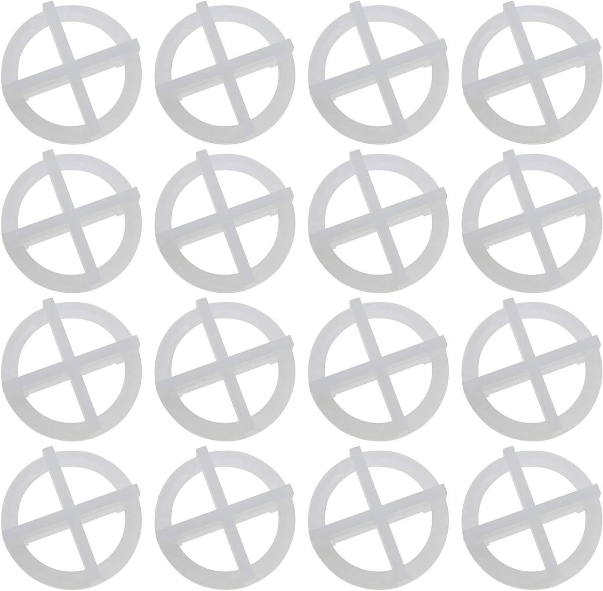 Allecto- Tegelnivelleringssysteem - Tegelafstandhouders - Herbruikbaar - Wit - Verwijderbare - Tegelgereedschappen - 2mm - Geschikt voor Vloer- en Wandtegels - 200 stuks.