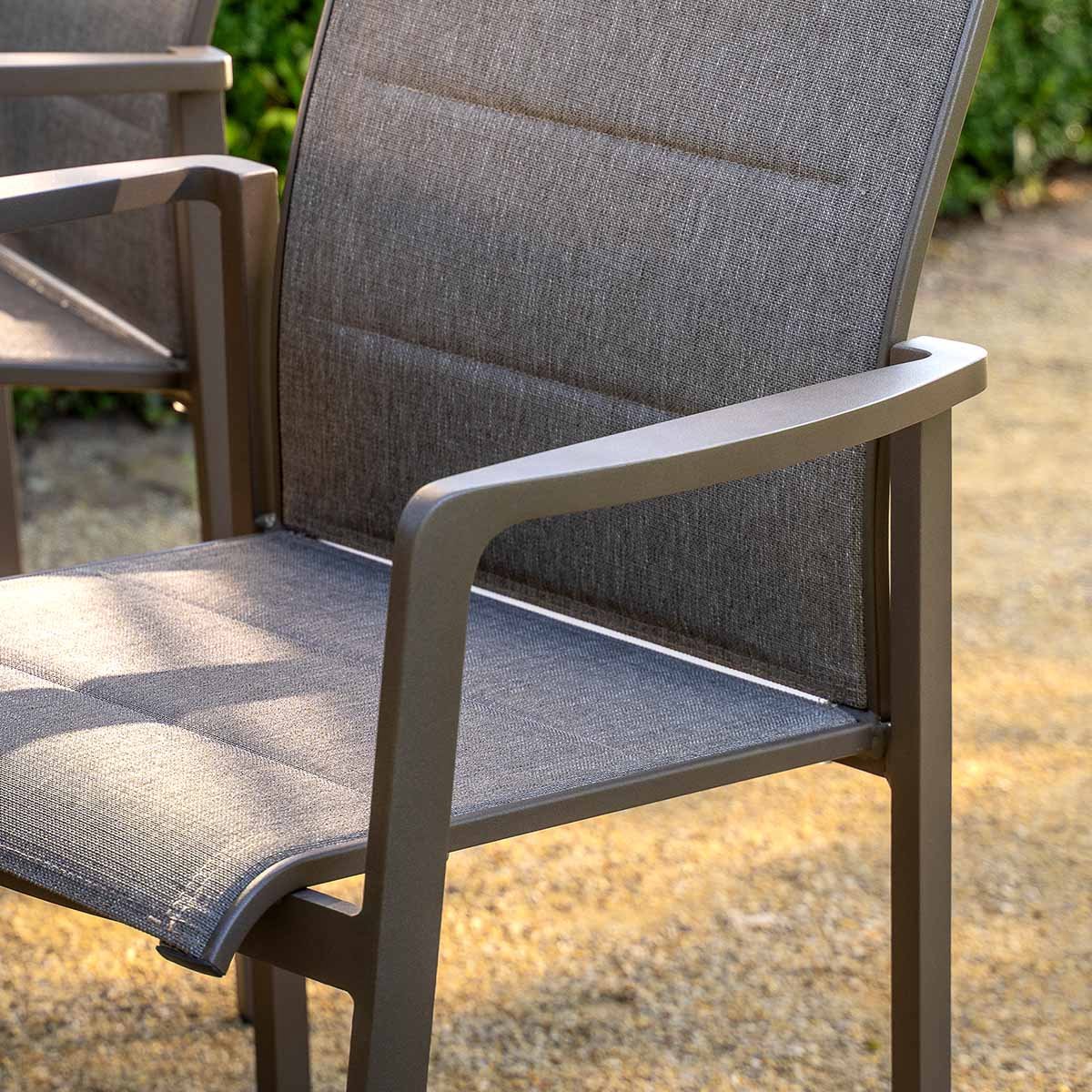 4 Seasons Outdoor Cortina chaise de jardin empilable - terre