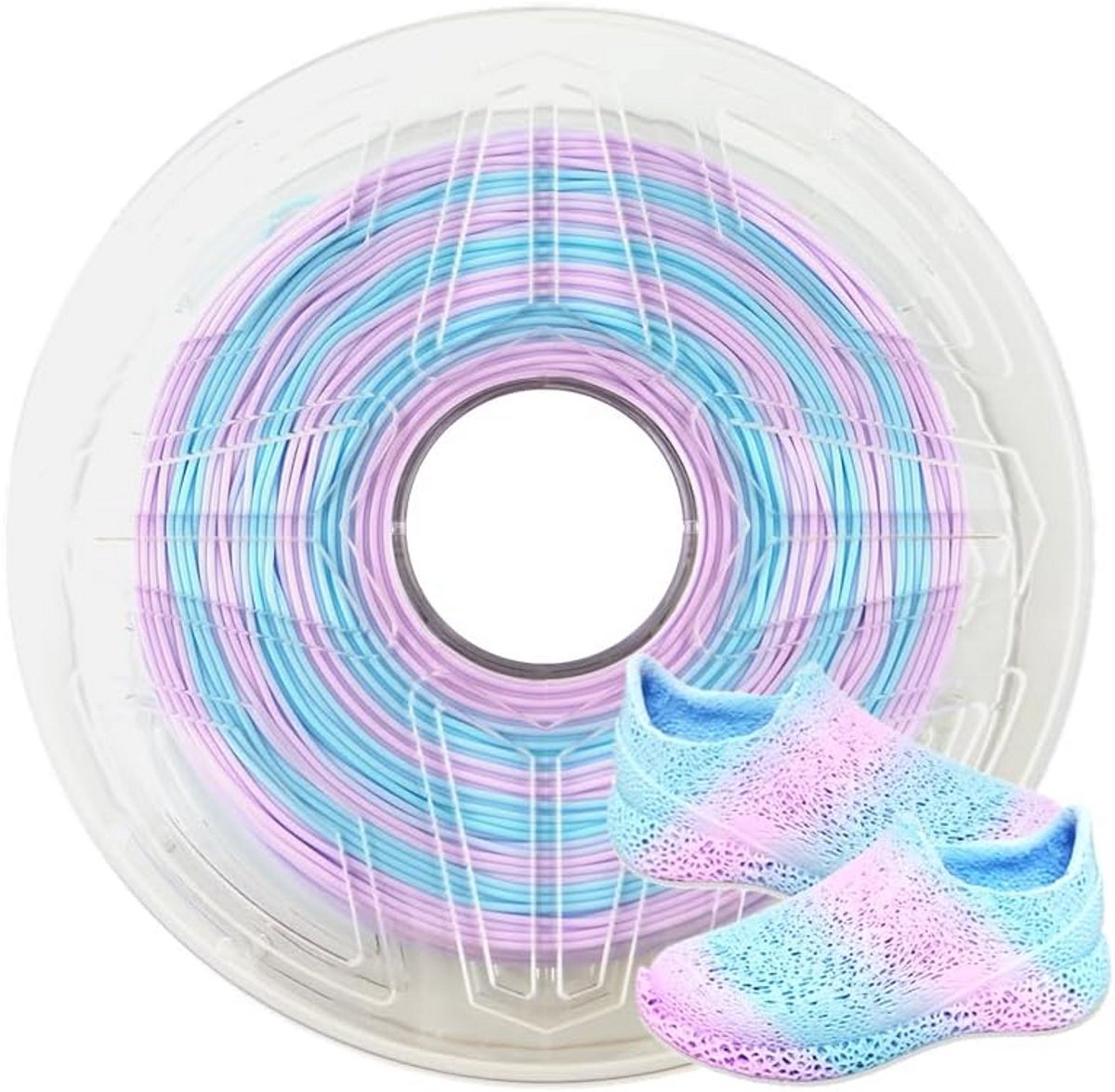 Flexibel TPU Filament 1.75mm Transparant 1kg Shore 95A voor 3D Printer