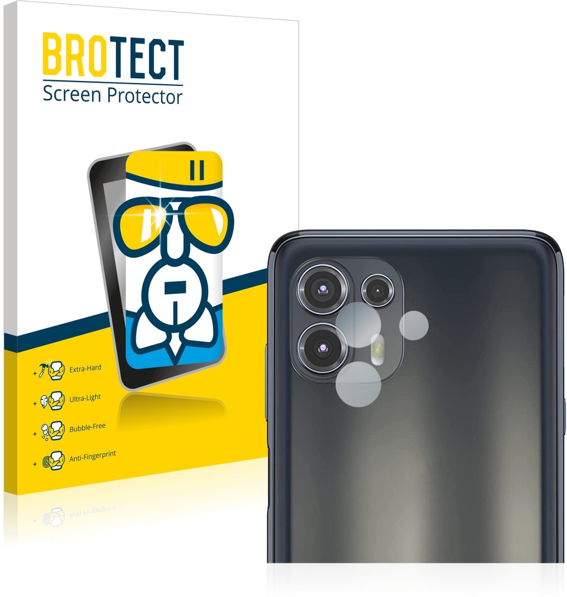 Screenprotector voor Motorola Edge 20 Lite (ALLEEN Camera Lens) Beschermglas transparant